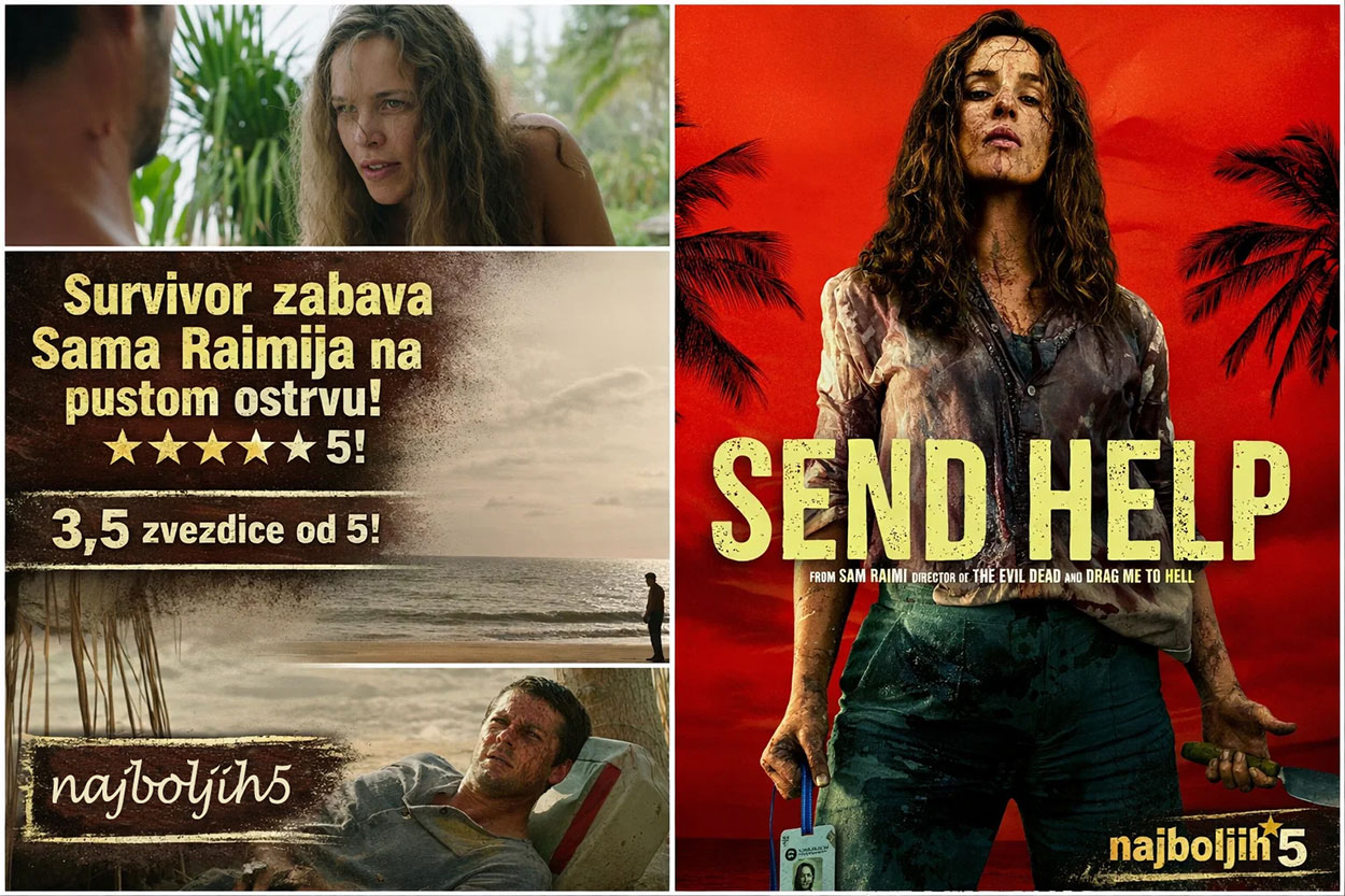 Send Help: Survivor zabava Sama Raimija na pustom ostrvu